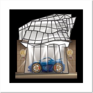 CS Cartoon Machines Sport Car And Super Shop Garage V 1.2. Posters and Art